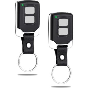 2 Garage Door Opener Remote, for Lift Master Chamberlain Craftsman Garage Door Opener Remote 893LM 893Max 891LM 971LM 973LM 371LM 373LM, Red Orange Green Yellow Purple Learn Button Garage Door Remote