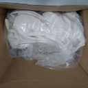Patelai 11 Pcs Waterproof Patio Cushion Covers for Outdoor Sectional Furniture Wicker Rattan Patio Sofa Couch Chair Seat Pillow Slipcovers, 3 Sizes Covers Only (25.4 x 25.4X 3.54,White)