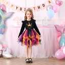 VIKITA Girls Dresses Winter Long Sleeve Party Gifts for Girls 3-7 Years
