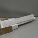 Curtain Track, Ceiling Curtain Track for Room Divider, Ceiling Mount Rail Set with Roller Hooks, White, 6ft - 9ft