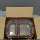 YUANYE 9 Pack 50/34/27/6oz Stainless Steel Food Storage Containers Sets, LeakProof Airtight Lunch Box with Lids, Small Snack Containers Oven/Dishwsher/Freezer Safe for Meal Prep, School, Work, Picnic