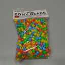 1000+ Neon Multicolor Beads 9x6 Bright Craft Beads for DIY Craft, Bracelets, and Creative Art Projects for 4 Years Grade Age and Plus