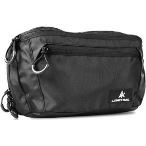 Lone Trail Large Concealed Carry Fanny Pack for Men | Adjustable ccw fanny pack for Men & Women for Hiking and Travel, Quick Access Back Pockets - Tactical Waist Packs - Utility Holder & Extra Strap