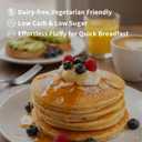 SUKIMI Pancake and Waffle Mix 400g, Light and Airy Moist Pancake Mix, Low Carb Pancake Mix, Golden Pancakes for Breakfast or Snack, Easy Homemade Treats (EXP 09/26/26)