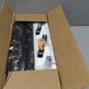 YaFex Curtain Rods 32-144 Inch, Heavy Duty 1 Inch Adjustable Curtain Rod for Windows, Black Extra Long Window Treatment Rods, Modern Design, Easy Installation