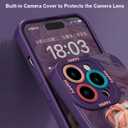 SMAIGE Designed for iPhone 11 Case 6.1", Ultra Slim Shockproof Protective Phone Case, Cute Kawaii Cartoon Lovely Girl Design for Kids Teens Young Girls Women (Purple)