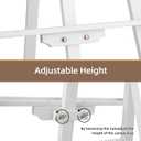 Falling in Art Easel Stand for Painting, Adjustable Wooden Easels for Painting Canvas Up to 42", Folding Art Easel for Drawing, Wedding Sign and Poster, Suitable for Kids and Adults(White)