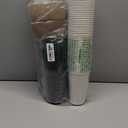 16 oz 100 Pack Coffee Cups with Lids and Sleeves, Hot Paper Coffee Cups with Lids, Disposable To Go Cups with Lid for Coffee, Tea, Hot Chocolate, Ideal for Cafes, Offices and Travel