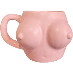Funny Boob Mug-Novelty Coffee Mugs Big Boobs Gifts | Funny Mug Body Ceramic Coffee Cup Titty Cup,Funny Gifts For Men 10.6oz 360ml