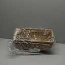 HOMESTEAD Seagrass Baskets with Wooden Handles for Storage, Medium Rectangular Wicker Basket for Bedroom, Living Room, Bathroom, Shelves - 2 Packs