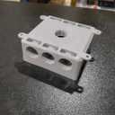 BELL PDB77550GY Two-Gang Weatherproof Box Seven 1/2 in. or 3/4 in. Threaded Outlets, 2 in, Gray