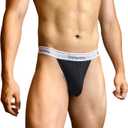 Men G-String T-Back Thongs Cotton Breathable Underpants Jock Strap for Male Athletic Supporters