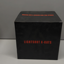 LIGHTSOUT Indoor Silent Basketball Size 7 (29.5") Quiet Basketballs Dribbling Indoor Very Sleek Black/red, Practicing at Home Indoor Basketball Foam No Noise Airless, No Scratch or Damage of Flooring