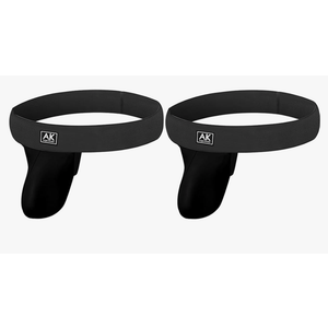 Arjen Kroos Men's Jock Strap-Free Back Thong Underwear 2 Pack Dual Pouch Modal Athletic Supporter XL