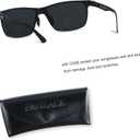 Carbon Fiber Sunglasses for Men Polarized Ultralight Classic Square Sun Glasses Driving Fishing Golf