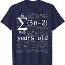 Funny Math Geek 29th Birthday 29 Years Old Shirt For Him Her T-Shirt (Small)