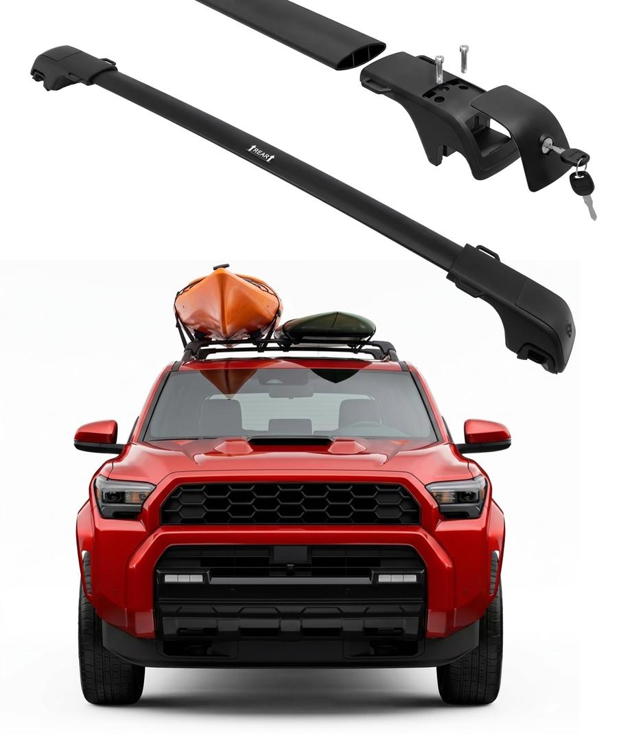 330LBS Roof Rack Cross Bars Fit for 2025 2026 2010-2024 Toyota 4Runner SR5 TRD Limited Platinum, Lockable Heavy Duty Cargo Bars, Aluminum Rooftop Carrier Crossbars with Tie-Down Rings for Kayak Bike