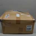 LVTXIII 2 Pack Outdoor High Back Cushions, 22" W x 20" D Tufted Seat and Back Chair Cushion with Ties, Fluffy Patio Replacement Rocking Chair Cushion for Outdoor Furniture Use, Palm Blue