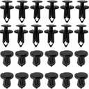 Mudguard Clips Fit 8mm diameter hole Plastic 120pcs For Car Auto Mudguard