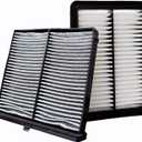 2 x Engine and Cabin Air Filter Kit Fit for 2020-2024 Mazda CX-30 CX30, 2019-2024 Mazda 3 (WP10545 WA11107)