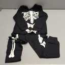 HONGTEYA Kids Clothes for Boys Girls Cotton Toddler Clothes Outfit Size 3-7T (6 Years, Halloween Skeleton)