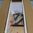 DINZI LVJ Long Wall Shelves, 31.5 Inch Wall Mounted Shelves Set of 2, Easy-to-Install, Wall Storage Ledges with Sturdy Metal Brackets for Living Room, Bathroom, Bedroom, Kitchen, Natural