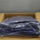 POOLHACKER Winter Pool Cover 21FT Round Above Ground - Round Pool Cover 21ft Round Above Ground, 4 Foot Overlap Extra Thick 420D Round Above Ground Pool Cover with Winch and Cable (Blue)