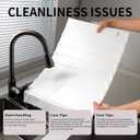 Stone Drying Mat for Kitchen Counter-Super Absorbent PU Dish Drying Mat, Quick Dry Stone Mat Kitchen for Dishes, Bottles & Cups, Large Foldable Stone Dish Drying Mat, Non-Slip Kitchen Mat (24" x 16")