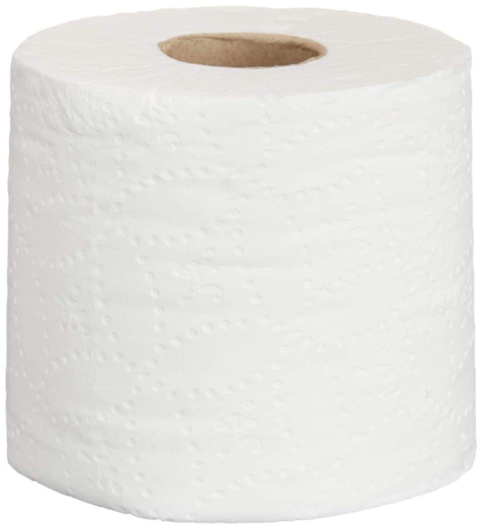 AmazonCommercial 2-Ply White Ultra Plus Individually Wrapped Toilet Paper |Bulk|Septic Safe |Compatible with Standard Dispensers|FSC Certified |400 Sheets per Roll (24 Rolls)(4.1 x 3.6 Sheet)