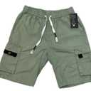 Men Green Shorts Cotton, L