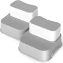 Step Stool for Toddlers, 2-in-1 Kids Step Stool for Bathroom Sink Kitchen Cabinet Bedroom Nursery Room, Non-Slip Sturdy Baby Child Toilet Potty Training Step Stool (2-Pack Grey)