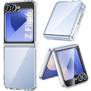 for Samsung Galaxy Flip 7 Case Clear, Shockproof Phone Case for Samsung  Flip 7 [Anti-Yellow], Crystal Clear Case Compatibel with Samsung Flip 7 - Transparent