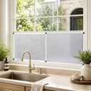 Expandable Window Screen， 15" H x 21"-40" W Adjustable Screen Replacement