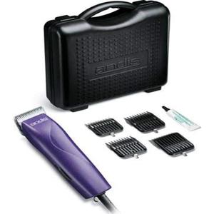 Andis 21420 EasyClip Pro-Animal 7-Piece Detachable Blade Clipper Kit, Animal/Dog Grooming, Purple MBG-2 (Blue)