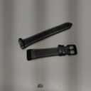 Leather Bands Compatible with Fitbit Charge 6/Charge 5, Replacement Genuine Leather Straps for Women Men (Black)