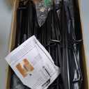 AILBTON 10Ft String Light Poles 4 Pack,Light Poles for Outside Lights,Outdoor with Fence Brackets Hanging Lights,Metal Stand Deck Patio Backyard