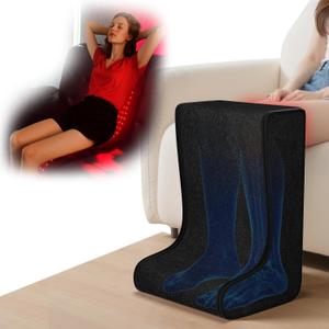 Red Light Therapy for Feet,4 Modes for Legs Ankle,Infrared Light Therapy Consisting of 420 Dual Wavelength LED,Adjustable Power and Time Controller (Long Style)