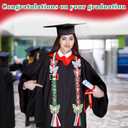 Mexican Graduation Leis 2026,Class of 2026 Graduation Ribbon Lei