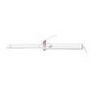 T3 SinglePass Curl Professional Curling Iron Custom Blend Ceramic Long Barrel Curling and Wave Iron with Adjustable Heat Settings for Shiny Smooth Curls and Waves (inch, White/Rose Gold)