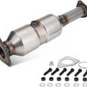 High Flow Front Catalytic Converter Kit Direct-Fit Honda Accord 2003 2004 2005 2006 2007 2.4L