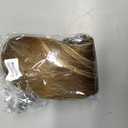 Clip on Ponytails for Women - 10 Inch Short Ponytail Extension, Straight Pony Tails Hair Extensions, Synthetic Hair Extensions Ponytail, Clip in Ponytail (Dark Blonde with Beige Blonde Highlights)