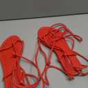 Shoe Land Women’s Flat Sandals – Comfortable Lace-Up Gladiator Sandals with Adjustable Ankle Wrap | Strappy Crisscross Open Toe Tie-Up Shoes for Summer, Beach & Travel, 7