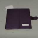 FLIPALM Wallet Case for Samsung Galaxy S10+/S10 Plus 6.4", RFID Blocking Credit Card Holder, PU Leather Folio Flip Kickstand Protective Shockproof Cover for Samsung S10+ (Purple)