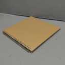 Spiral Bound Scrapbook - 12x12 Album & Sketchbook - Kraft Paper Hardcover - 40 Sheets (80 Pages) - Lay-Flat, Blank Kraft Pages for Drawing & Writing