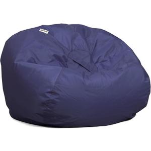 Big Joe Classic Bean Bag Chair, Navy Smartmax, Durable Polyester Nylon Blend, 2 feet Round (Single)