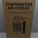 Swamp Cooler, 3-IN-1 Evaporative Air Cooler with Display & Remote, Windowless Portable Air Conditioners with Ice Cooling, 12H Timer, 6 Speeds, 60 Oscillation, Air Cooler Fan for Home Office