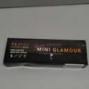 1 Inch Mini Travel Curling Iron, 100-240V Travel Dual Voltage Curling Iron for Short Hair with 5 Heat Settings, Small Curling Wand with Temperature Memories and Lock, Rose Gold