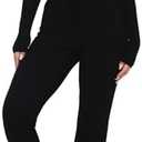 REVETRO Lounge Sets For Women Sexy V Neck Pajama Set Long Sleeve Shirts 2 Piece PJ Set Y2k Workout Sets For GYM Small