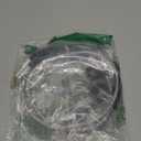 Elecan 14 AWG Speaker Cable Wire 4 Feet with Gold-Plated Banana Tip Plugs-CL2 Rated-in Wall-Heavy Duty Nylon Braided, Oxygen-Free Copper (OFC)-White-with 5 Cable Ties