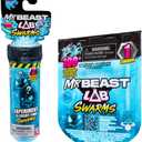 Mr. Beast Lab Swarms Test Tube 2 Pack, 1 inch Themed Swarms Collectible with Swarms Mr. Beast Lab La Mystery 1 Inch Figure Single Pack, 1 Pack